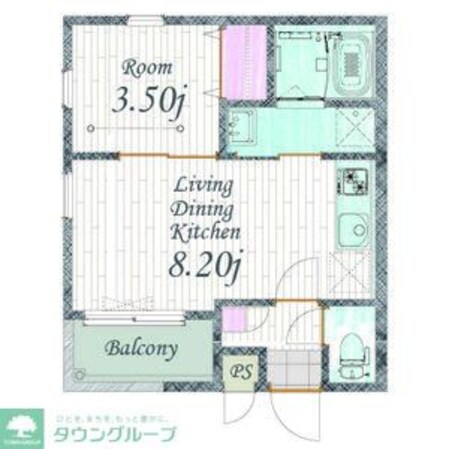 Cherim 本陣十王町 Southの物件間取画像